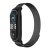 METAL szíj XIAOMI Mi Band 5/6 fekete (01) készülékhez