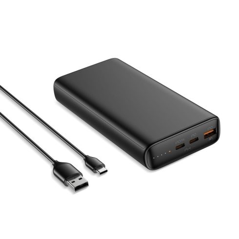 VEGER powerbank 20000 mAh PD QC3.0 5A 100W T100 (W2032C-100) fekete