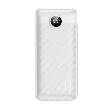   Powerbank Veger L20S (VP2039PD / W2039PD) PD QC3.0 2A 20W 20000 mAh white