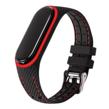   Elasztomer pánt LIFESTYLE XIAOMI Mi Band 7 fekete (04) készülékhez