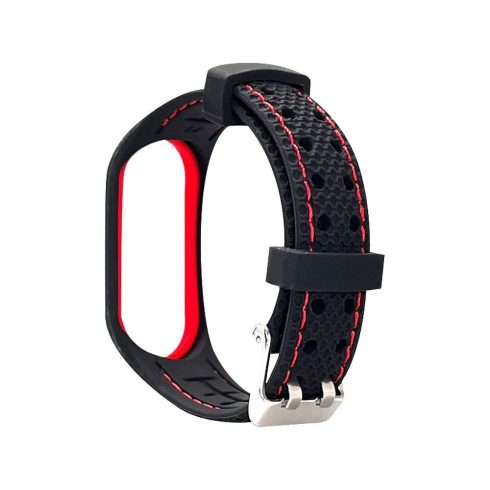 Elasztomer pánt LIFESTYLE XIAOMI Mi Band 7 fekete (04) készülékhez