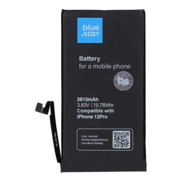   Akkumulátor iPhone 12 / 12 PRO 2815 mAh Blue Star HQ készülékhez