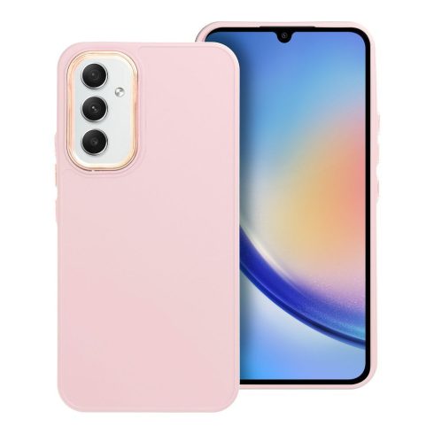 Case for Samsung A54 5G Frame powder pink