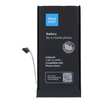   Akkumulátor iPhone 13 MINI 2406 mAh Blue Star HQ készülékhez
