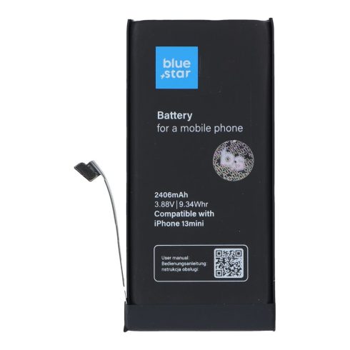 Akkumulátor iPhone 13 MINI 2406 mAh Blue Star HQ készülékhez