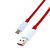 Eredeti ONEPLUS kábel USB A - C típusú 4A D301 1 m vörös ömlesztett