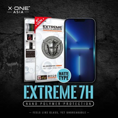 X-ONE Extreme Shock Eliminator 4. gen. (Matte sorozat) - iPhone 13 Pro Max/14 Plus készülékhez