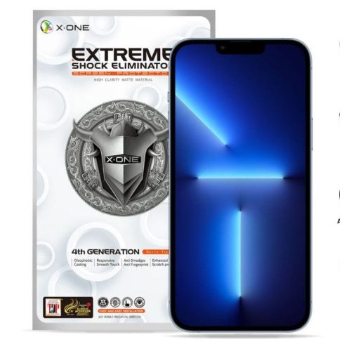 X-ONE Extreme Shock Eliminator 4. gen. (Matte sorozat) - iPhone 14 Pro Max/15 Plus készülékhez