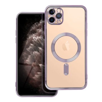   Case for iPhone 11 PRO MAX Electro Mag Cover compatible with MagSafe purple