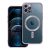 Case for iPhone 12 PRO Electro Mag Cover compatible with MagSafe purple