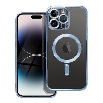   Case for iPhone 13 PRO Electro Mag Cover compatible with MagSafe blue