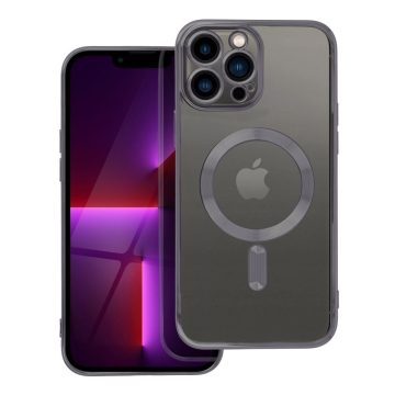   Tok iPhone 13 PRO MAX Electro Mag Coverhez, amely kompatibilis a MagSafe fekete színnel