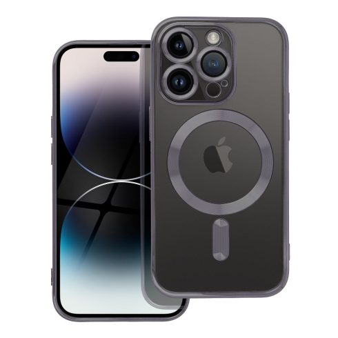 Case for iPhone 14 PRO Electro Mag Cover compatible with MagSafe black