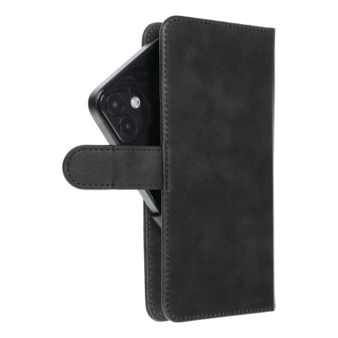 Univerzális könyves tok COMMON L méret IPHONE 6 PLUS / 7 PLUS / 8 PLUS / XS MAX / 11 PRO MAX / SAMSUNG S20 FE / S21 FE / S10 PLUS / A10 / A32 / A54 / XIAOMI 12 LITE / HUAWEI P30 PRO fekete