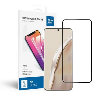   Edzett üveg Huawei P60-hoz (teljes ragasztó/tokbarát) Blue Star 5D fekete