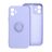 Case for iPhone 15 PRO Silicone Ring purple