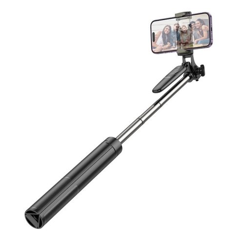 Selfie stick Hoco állvány vezeték nélküli távirányítóval K19 fekete