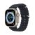 DUX DUCIS szíj OCEAN WAVE szilikon Apple Watch 38 / 40 / 41 mm grafithoz