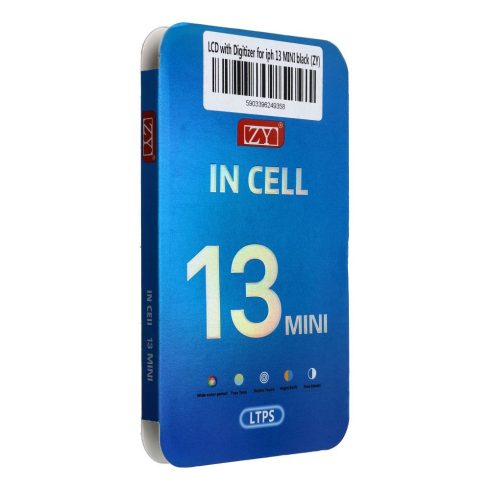 LCD képernyő iPhone 13 Mini fekete digitalizálóval (ZY-LTPS)