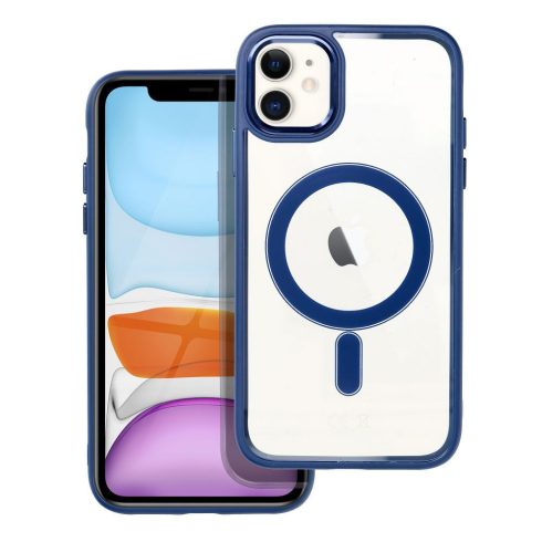 Case for iPhone 11 Color Edge Mag Cover compatible with MagSafe blue