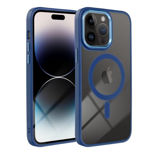 Tok iPhone 13 Color Edge Mag Coverhez, amely kompatibilis a MagSafe kék színnel