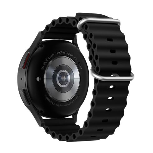 Strap to Samsung Galaxy Watch Forcell Forcell F-Design FS01 silicone holes 20 mm black