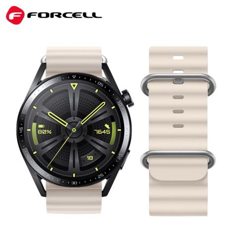 Strap to Samsung Galaxy Watch Forcell Forcell F-Design FS01 silicone holes 22 mm stellar