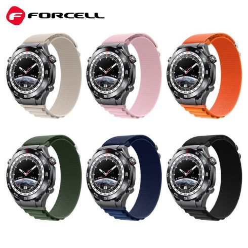 Szíj Samsung Galaxy Watch Forcell F-Design FS05 poliészterszálas csathoz, 22 mm-es csillag