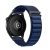 Szíj Samsung Galaxy Watch Forcell F-Design FS05 poliészterszálas csathoz, 22 mm-es sötétkék
