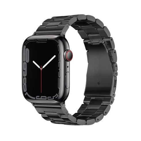 FORCELL F-DESIGN FA10 rozsdamentes acél szíj APPLE Watchhoz 38 / 40 / 41 mm fekete