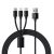 Cable 3in1 USB A to Lightning / Typ C / Micro USB VEGER 2A 12W V303 1,2 m black
