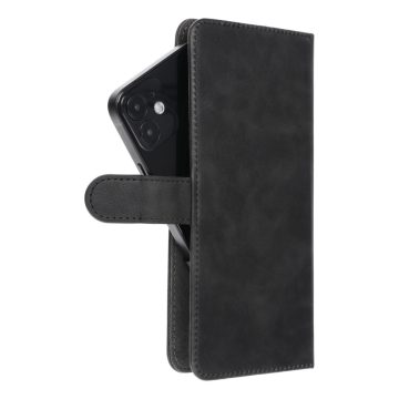   Univerzális könyves tok COMMON XL méretben SAMSUNG A12 / A13 4G / A34 5G / A02s / XIAOMI Redmi 12 4G / 12C / NOTE 12 4G / 12 PRO 5G OPPO A53s / A72 / A92 fekete