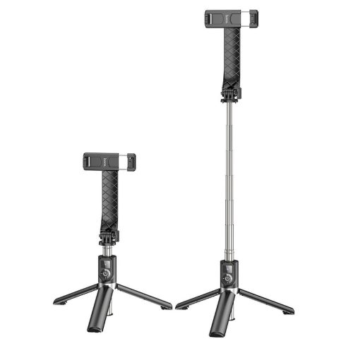 Selfie stick Hoco állvány vezeték nélküli távirányítóval K20 fekete