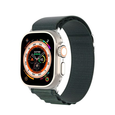 DUX DUCIS GS nylon szíj Apple Watchhoz 42 / 44 / 45 / 49 mm zöld