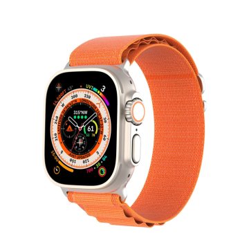   DUX DUCIS GS nylon szíj Apple Watchhoz 42 / 44 / 45 / 49 mm narancs