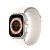 DUX DUCIS GS nylon szíj Apple Watchhoz 42 / 44 / 45 / 49 mm platina