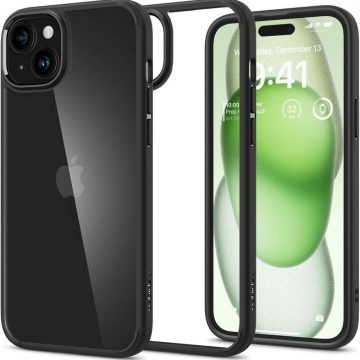 SPIGEN tok ULTRA HYBRID IPHONE 15 Plus-hoz matt fekete