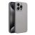 SILICONE MAG COVER case compatible with MagSafe for IPHONE 15 Pro Max grey titanium