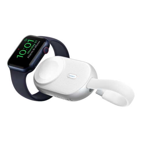 Powerbank Apple Watchhoz Forcell F-Energy Mini Power Watch 1A 2,5W 1200 mAh fehér