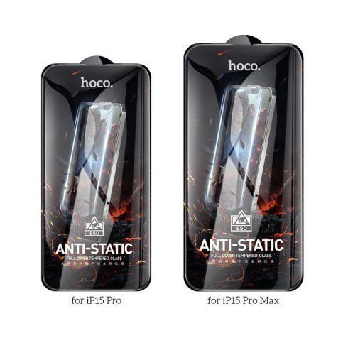 Edzett üveg iPhone 15 PRO Hoco HD Antisztatikus 25 elem G10