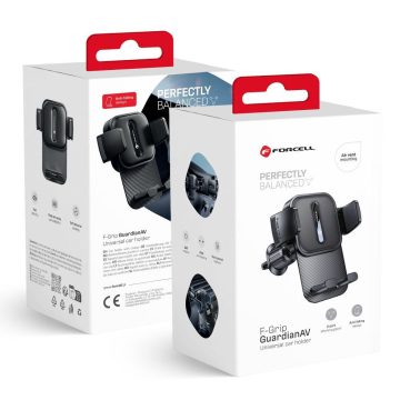   FORCELL F-GRIP GuardianAV autós tartó szellőzőhöz fekete