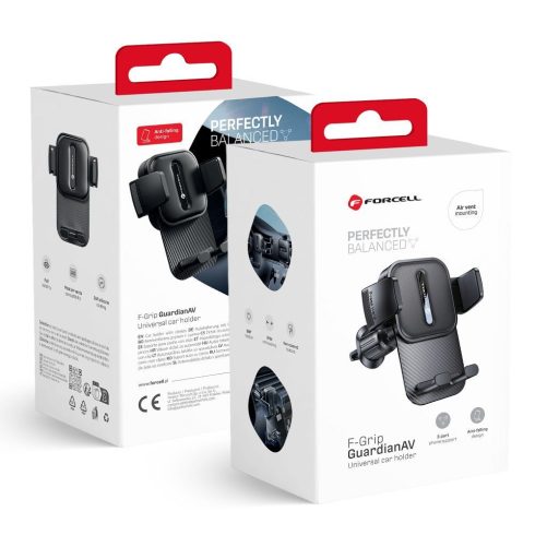 FORCELL F-GRIP GuardianAV autós tartó szellőzőhöz fekete