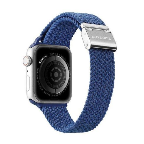 DUX DUCIS szíj MIXTURE PRO nyújtható fonott Apple Watch 38 / 40 / 41 mm kék
