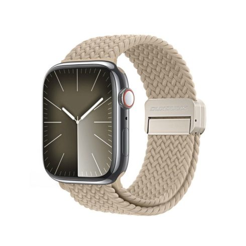 DUX DUCIS szíj MIXTURE PRO nyújtható fonott Apple Watch 42 / 44 / 45 / 49 mm bézs
