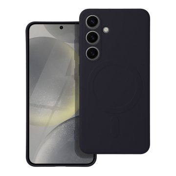   SILICONE MAG COVER case compatible with MagSafe for SAMSUNG S24 black