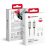 Cable USB C to USB C Forcell F-Energy QC4.0 PD 3A 60W Metal 1 m C237 silver