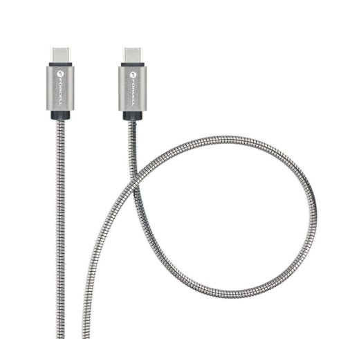 Cable USB C to USB C Forcell F-Energy QC4.0 PD 3A 60W Metal 1 m C237 silver