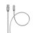   Cable USB A to Lightning Forcell F-Energy 2,4A 12W Metal 1 m C236 silver