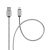 Cable USB A to USB C Forcell F-Energy QC3.0 66W Metal 1 m C234 silver