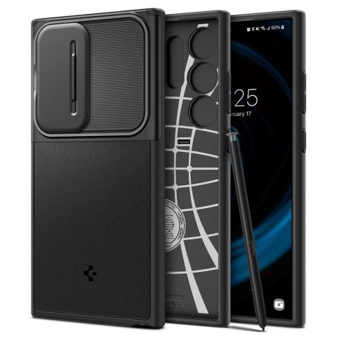SPIGEN Optik Armor tok SAMSUNG S24 ULTRA fekete